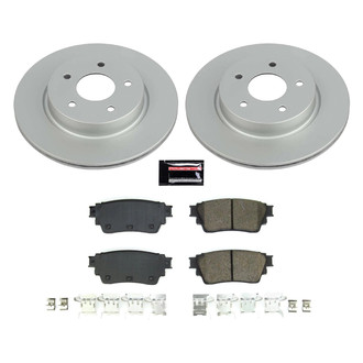 PowerStop® - Z17 Evolution Geomet® Plain Rear Brake Kit