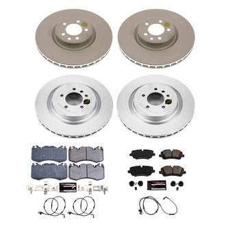 PowerStop® - Z17 Evolution Geomet® Plain Front and Rear Brake Kit