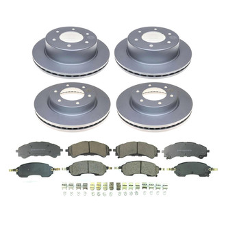 PowerStop® - Z17 Evolution Geomet® Plain Front and Rear Brake Kit
