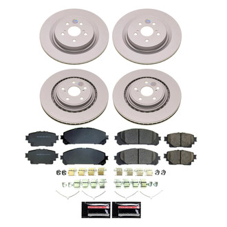 PowerStop® - Z17 Evolution Geomet® Plain Front and Rear Brake Kit
