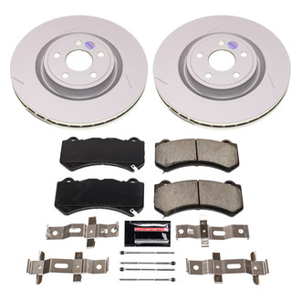 PowerStop® - Z17 Evolution Geomet® Plain Front Brake Kit