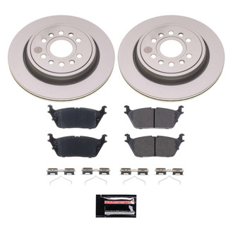 PowerStop® - Z17 Evolution Geomet® Plain Rear Brake Kit