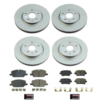 PowerStop® - Z17 Evolution Geomet® Plain Front and Rear Brake Kit