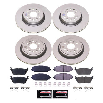 PowerStop® - Z17 Evolution Geomet® Plain Front and Rear Brake Kit