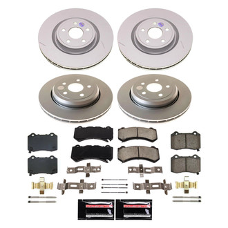 PowerStop® - Z17 Evolution Geomet® Plain Front and Rear Brake Kit