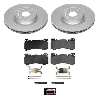 PowerStop® - Z17 Evolution Geomet® Plain Front Brake Kit