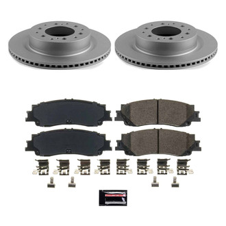 PowerStop® - Z17 Evolution Geomet® Plain Rear Brake Kit