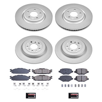 PowerStop® - Z17 Evolution Geomet® Plain Brake Kit