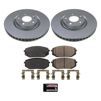 PowerStop® - Z17 Evolution Geomet® Plain Front Brake Kit