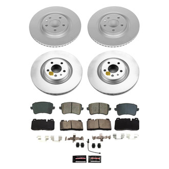 PowerStop® - Z17 Evolution Geomet® Plain Front and Rear Brake Kit