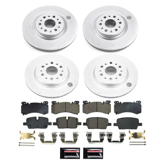 PowerStop® - Z17 Evolution Geomet® Plain Front and Rear Brake Kit