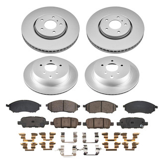 PowerStop® - Z17 Evolution Geomet® Plain Front and Rear Brake Kit