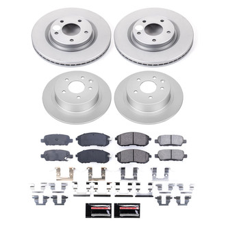 PowerStop® - Z17 Evolution Geomet® Plain Brake Kit