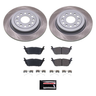 PowerStop® - Z17 Evolution Geomet® Plain Front and Rear Brake Kit