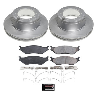 PowerStop® - Z17 Evolution Geomet® Plain Rear Brake Kit
