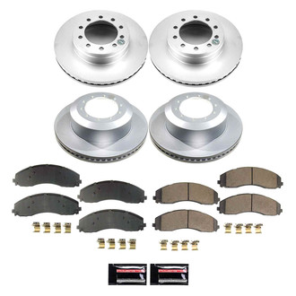 PowerStop® - Z17 Evolution Geomet® Plain Front and Rear Brake Kit