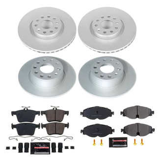 PowerStop® - Z17 Evolution Geomet® Plain Front and Rear Brake Kit