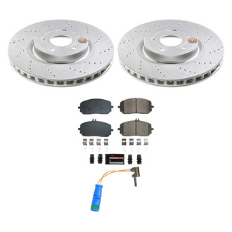 PowerStop® - Z17 Evolution Geomet® Plain Front Brake Kit
