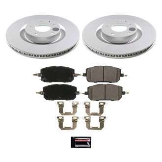 PowerStop® - Z17 Evolution Geomet® Plain Front Brake Kit