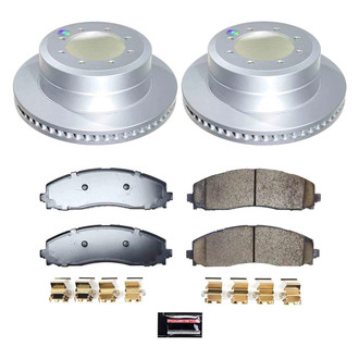 PowerStop® - Z17 Evolution Geomet® Plain Rear Brake Kit