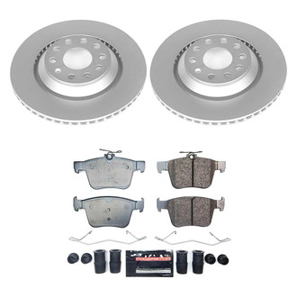 PowerStop® - Z17 Evolution Geomet® Plain Rear Brake Kit