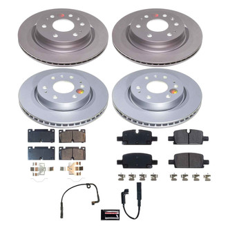 PowerStop® - Z17 Evolution Geomet® Plain Front and Rear Brake Kit