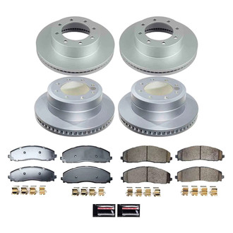 PowerStop® - Z17 Evolution Geomet® Plain Front and Rear Brake Kit