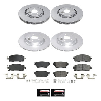 PowerStop® - Z17 Evolution Geomet® Plain Brake Kit