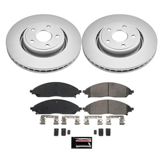 PowerStop® - Z17 Evolution Geomet® Plain Front Brake Kit