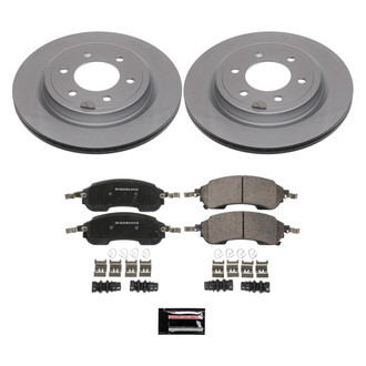 PowerStop® - Z17 Evolution Geomet® Plain Rear Brake Kit