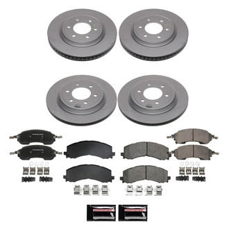PowerStop® - Z17 Evolution Geomet® Plain Front and Rear Brake Kit