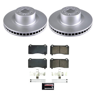 PowerStop® - Z17 Evolution Geomet® Plain Front Brake Kit