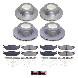 PowerStop® - Z17 Evolution Geomet® Plain Front and Rear Brake Kit