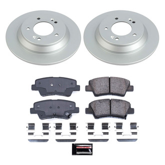 PowerStop® - Z17 Evolution Geomet® Plain Rear Brake Kit