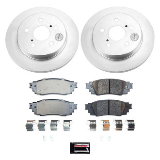PowerStop® - Z17 Evolution Geomet® Plain Rear Brake Kit