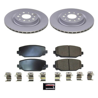 PowerStop® - Z17 Evolution Geomet® Plain Rear Brake Kit