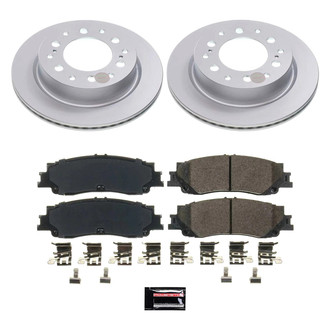 PowerStop® - Z17 Evolution Geomet® Plain Rear Brake Kit