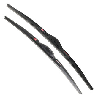 PowerStop® - Powerclear 20" Driver and 19" Passenger Side Black Wiper Blades