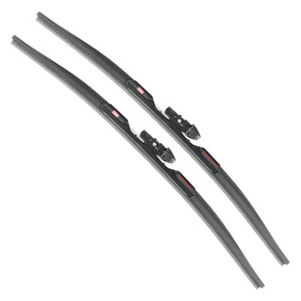 PowerStop® - Powerclear 20" Driver and 20" Passenger Side Black Wiper Blades
