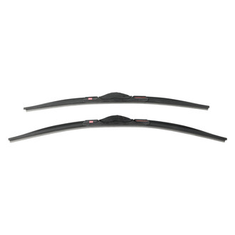 PowerStop® - Powerclear 24" Driver and 21" Passenger Side Black Wiper Blades