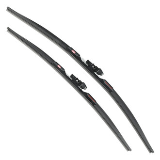 PowerStop® - Powerclear 24" Driver and 21" Passenger Side Black Wiper Blades