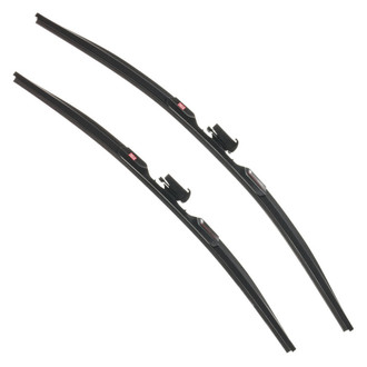 PowerStop® - Powerclear 24" Driver and 21" Passenger Side Black Wiper Blades
