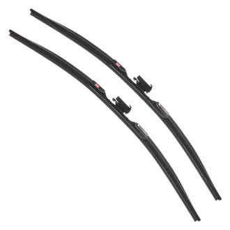 PowerStop® - Powerclear 24" Driver and 24" Passenger Side Black Wiper Blades