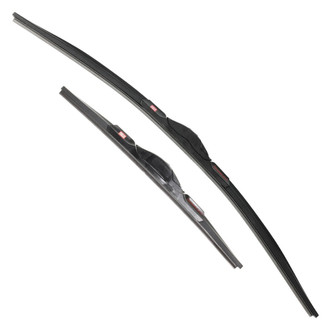 PowerStop® - Powerclear 26" Driver and 14" Passenger Side Black Wiper Blades