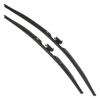 PowerStop® - Powerclear 26" Driver and 21" Passenger Side Black Wiper Blades