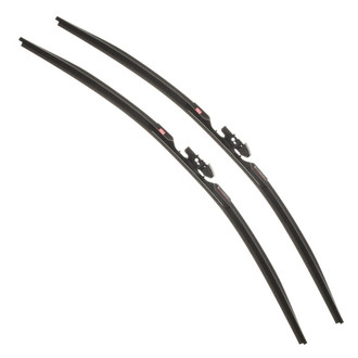 PowerStop® - Powerclear 28" Driver and 28" Passenger Side Black Wiper Blades