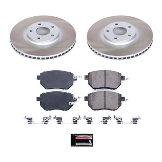 PowerStop® - Semi Coated Front Disc Brake Kit