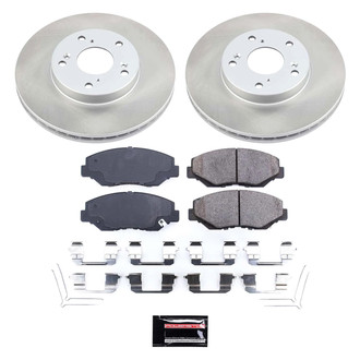 PowerStop® SC1043 - Semi Coated Front Disc Brake Kit