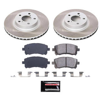 PowerStop® - Semi Coated Front Disc Brake Kit