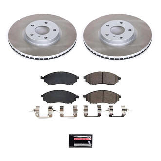 PowerStop® - Semi Coated Front Disc Brake Kit